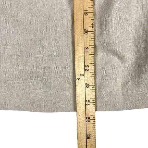 Chadwicks Of Boston Linen Pencil Skirt Women Sz 8 Beige Summer Breathable Career - Picture 12 of 14